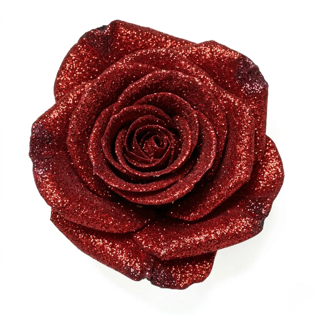 Glitter rose example